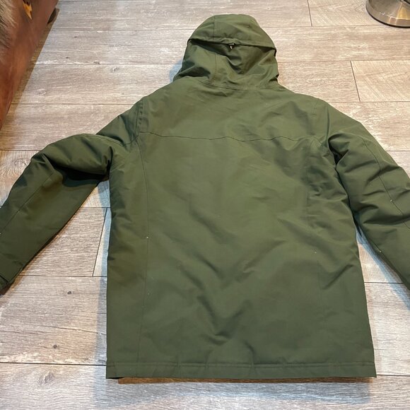 Mens Woods Canada Green Down Puffer Parka Jacket XL - Picture 7 of 8